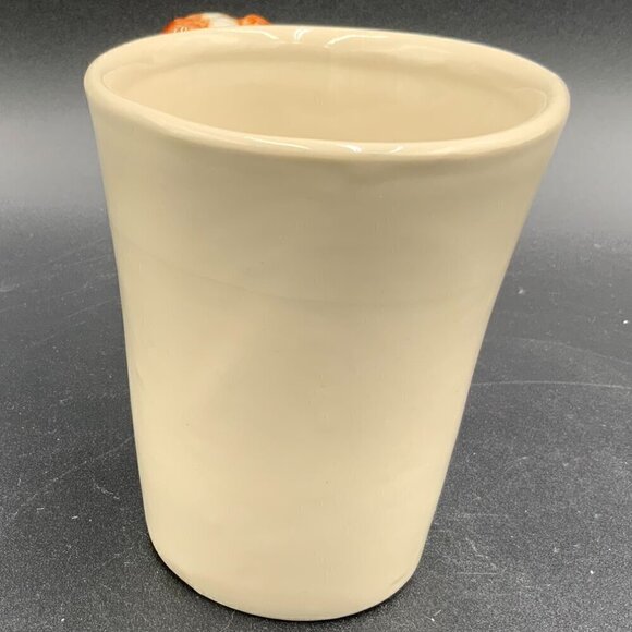 Jack Russel Dog BLUE WITCH Pottery Coffee Mug Head Handle - Picture 4 of 8